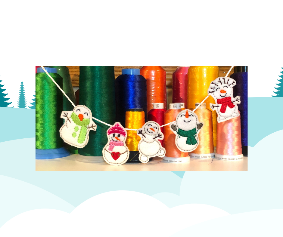 Snow Friends Mini Garland